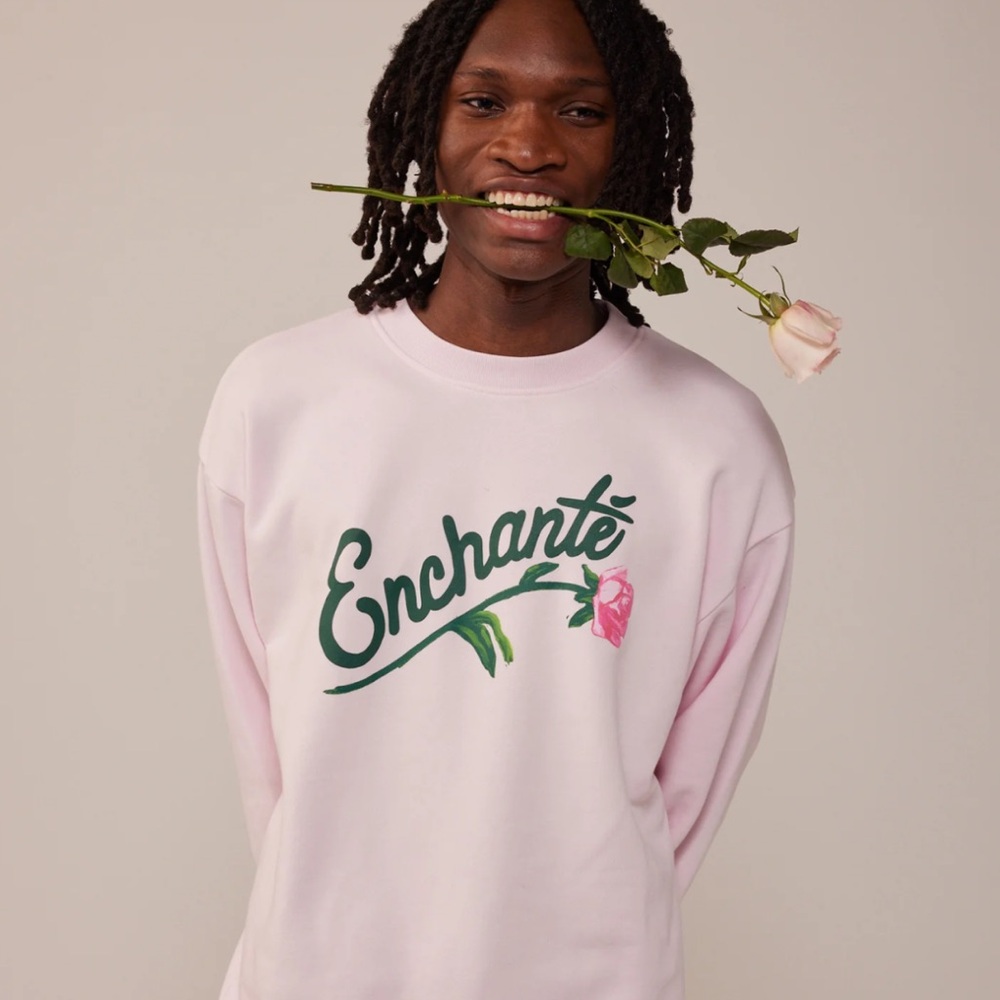 Enchante Cafe Sweatshirt • Pink • Medium • as seen on Kristen Bell